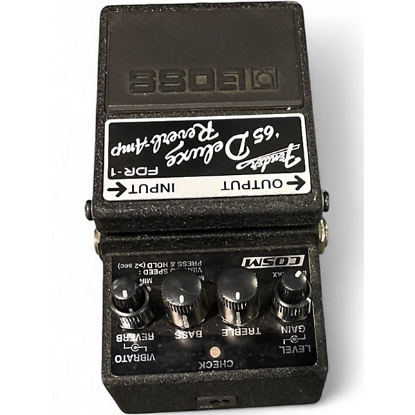 Used BOSS FDR1 Fender 65 Deluxe Reverb Effect Pedal