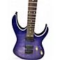 Used Ibanez RG421QMCBB Cerulean Blue Burst Solid Body Electric Guitar