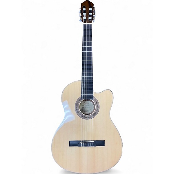 Used Lucero LC100CE Natural Classical Acoustic Electric Guitar
