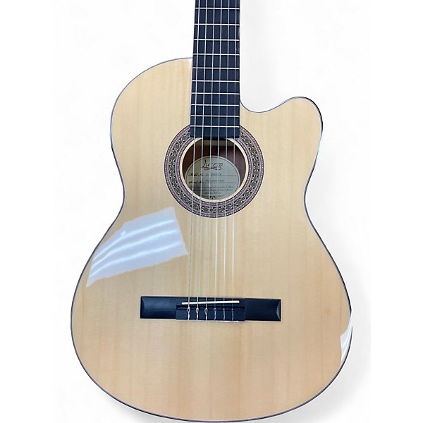 Used Lucero LC100CE Natural Classical Acoustic Electric Guitar