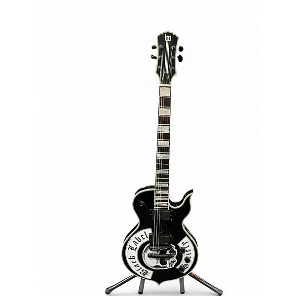 Used 2019 Wylde Audio Odin Grail Signed BLS Black Solid Body Electric Guitar