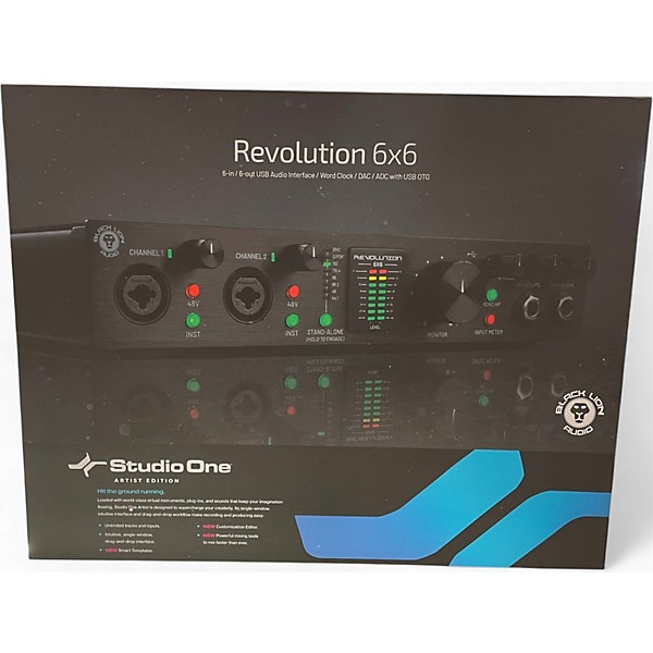 Used Black Lion Audio Revolution 6x6 Audio Interface