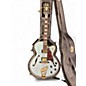 Used D'Angelico Deluxe DH Matte Powder Blue Hollow Body Electric Guitar
