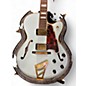 Used D'Angelico Deluxe DH Matte Powder Blue Hollow Body Electric Guitar