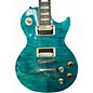 Used Epiphone Les Paul Traditional Pro Ocean Turquoise Solid Body Electric Guitar