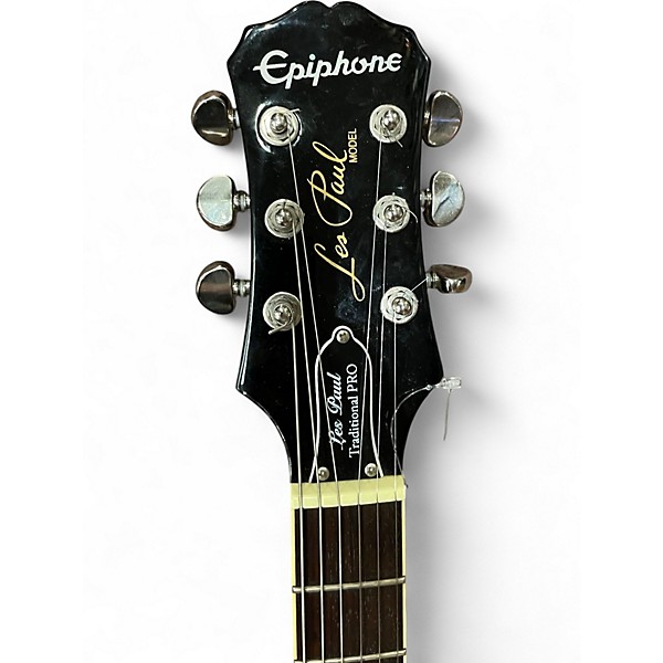 Used Epiphone Les Paul Traditional Pro Ocean Turquoise Solid Body Electric Guitar