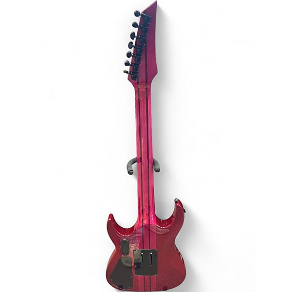 Used Agile INTERCEPTOR PRO 727 TRIBAL PURPLE Solid Body Electric Guitar