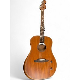 Used 2020s Fender Highway Acoustisonic Natural Acoustic Electric Guitar