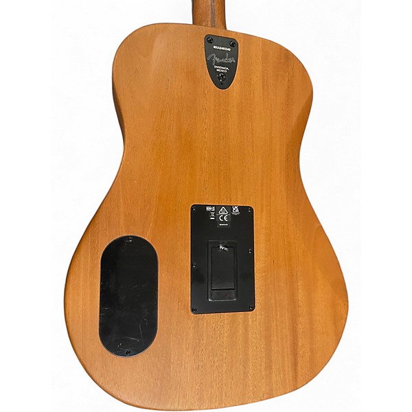 Used 2020s Fender Highway Acoustisonic Natural Acoustic Electric Guitar