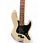 Used Fender Blacktop Jazz Bass Olympic Pearl Electric Bass Guitar
