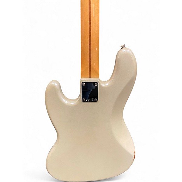 Used Fender Blacktop Jazz Bass Olympic Pearl Electric Bass Guitar