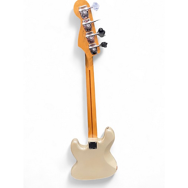 Used Fender Blacktop Jazz Bass Olympic Pearl Electric Bass Guitar