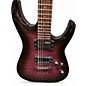 Used ESP LTD MH100QMNT Trans Purble Solid Body Electric Guitar