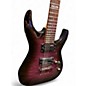Used ESP LTD MH100QMNT Trans Purble Solid Body Electric Guitar