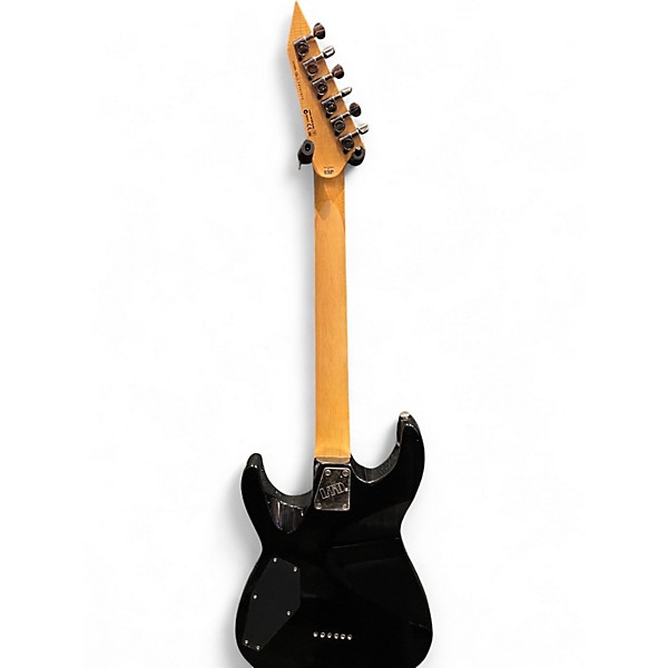 Used ESP LTD MH100QMNT Trans Purble Solid Body Electric Guitar