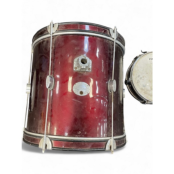 Used First Act 4 Piece 4 piece Red Drum Kit