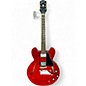 Used Epiphone ES335 Red Hollow Body Electric Guitar thumbnail