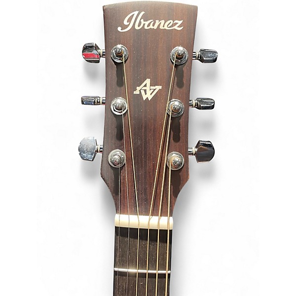 Used Ibanez AW54LCE Mahogany Acoustic Electric Guitar