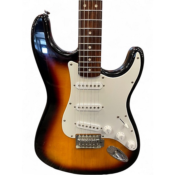 Used Squier Bullet Stratocaster With Tremolo 3 Color Sunburst Solid Body Electric Guitar