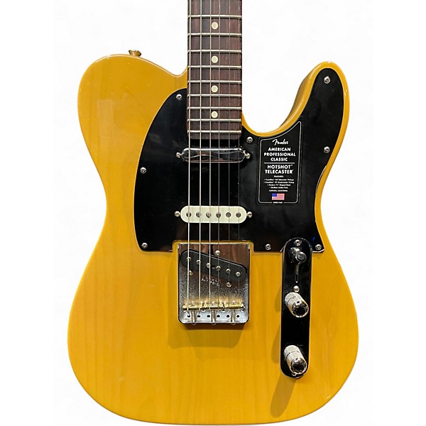 Used Fender American Professional Classic Hotshot Telecaster Butterscotch Blonde Solid Body Electric Guitar