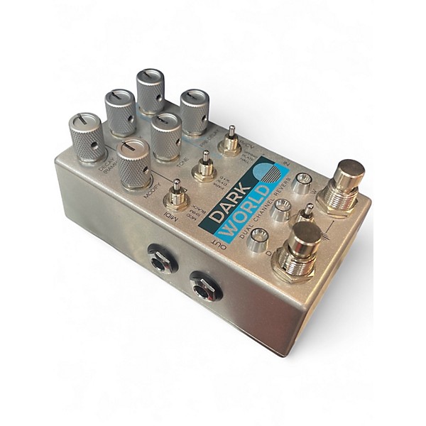 Used Dark World DUAL CHANNEL REVERB Effect Pedal Effect Pedal
