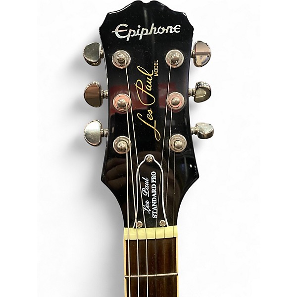 Used Epiphone Les Paul Standard Pro Blueberry Burst Solid Body Electric Guitar