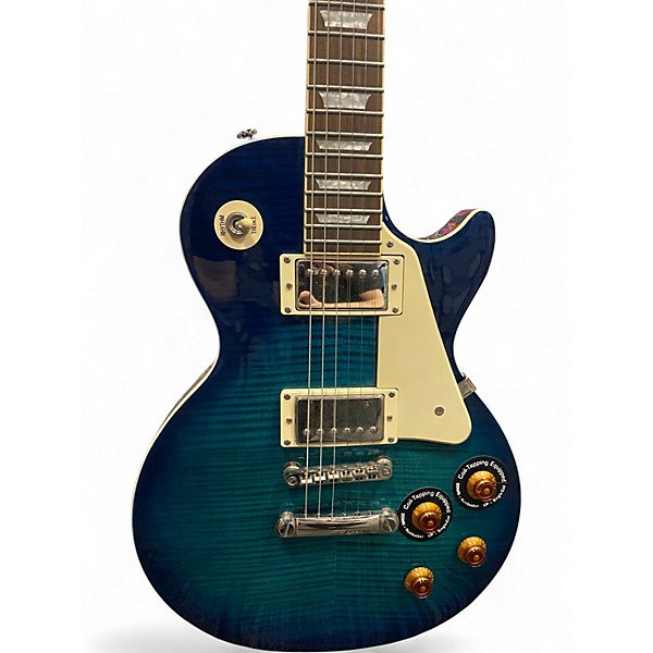 Used Epiphone Les Paul Standard Pro Blueberry Burst Solid Body Electric Guitar