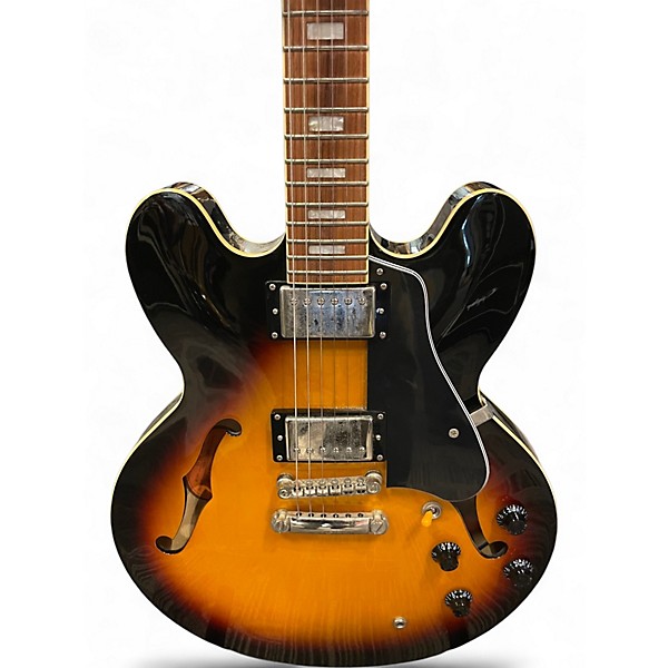 Used Epiphone ES335 Pro Vintage Sunburst Hollow Body Electric Guitar