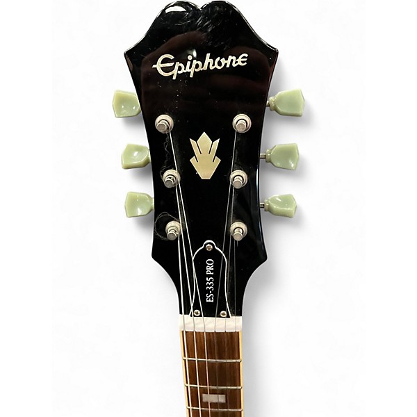 Used Epiphone ES335 Pro Vintage Sunburst Hollow Body Electric Guitar