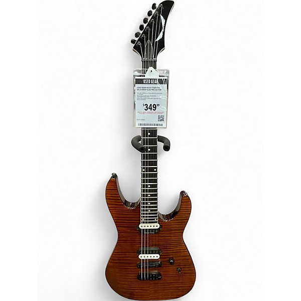 Used Dean md24 Tiger Eye Solid Body Electric Guitar