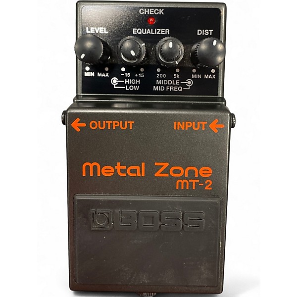 Used BOSS MT2 Metal Zone Distortion Effect Pedal