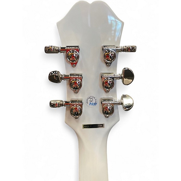Used Epiphone Dove Pro Alpine White Acoustic Electric Guitar