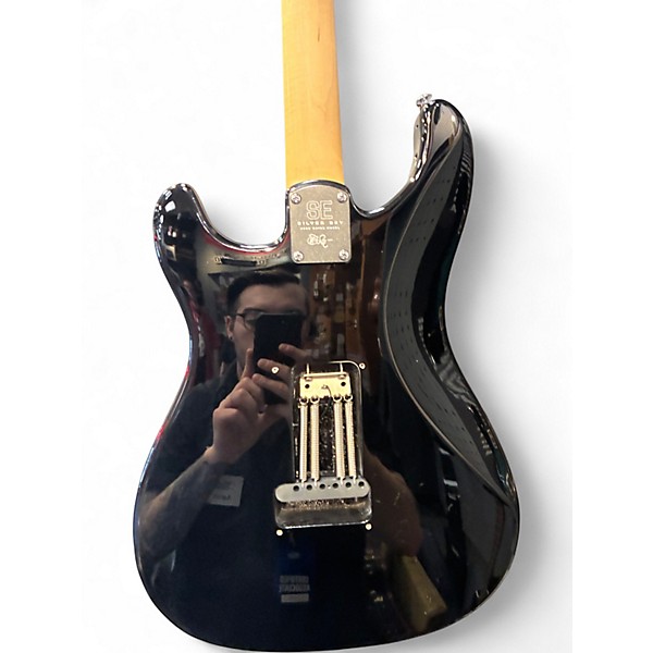 Used PRS SE Silver Sky Black Solid Body Electric Guitar