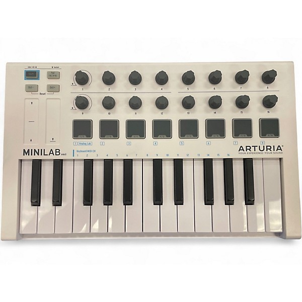 Used Arturia Minilab MKII MIDI Controller