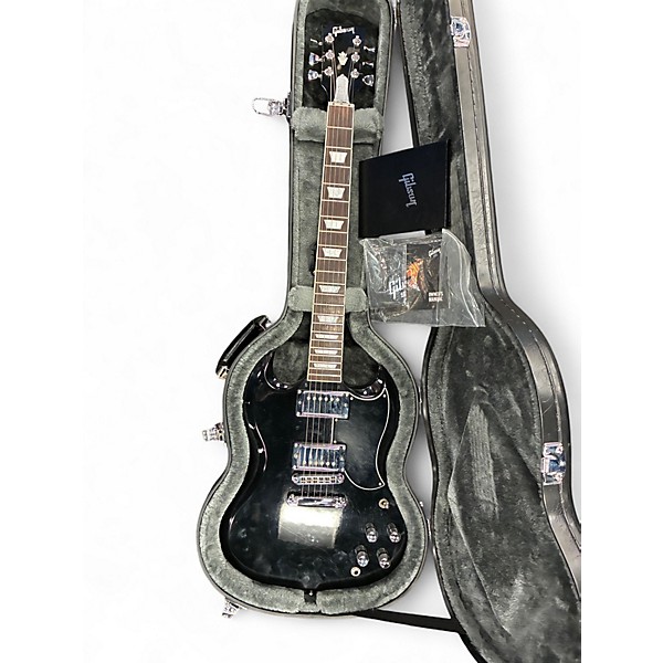 Used 2017 Gibson SG Standard HP Ebony Solid Body Electric Guitar