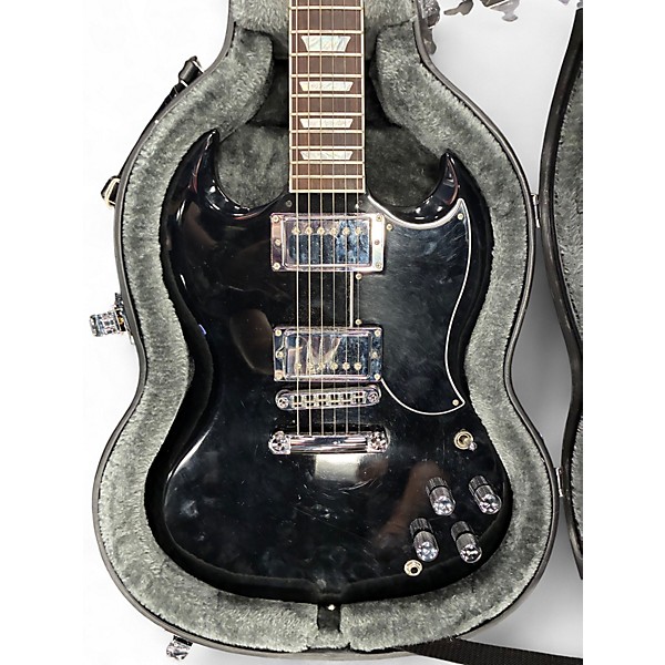 Used 2017 Gibson SG Standard HP Ebony Solid Body Electric Guitar