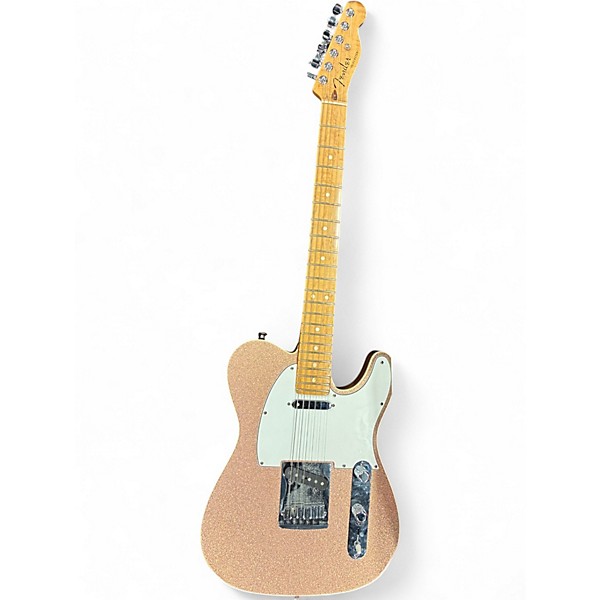 Used 2008 Fender Custom Classic Shop Telecaster Champagne Sparkle Solid Body Electric Guitar