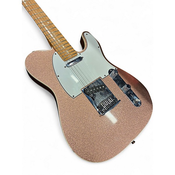 Used 2008 Fender Custom Classic Shop Telecaster Champagne Sparkle Solid Body Electric Guitar
