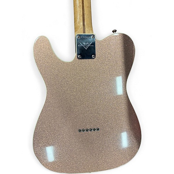 Used 2008 Fender Custom Classic Shop Telecaster Champagne Sparkle Solid Body Electric Guitar