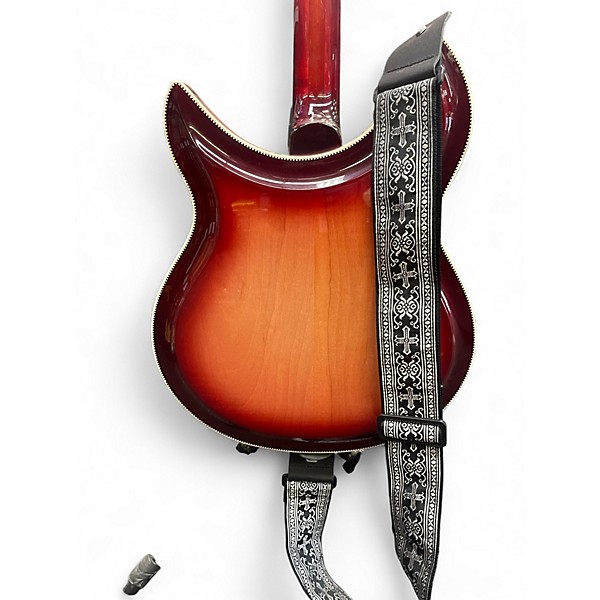 Vintage 1995 Rickenbacker 381V69 Fireglo Hollow Body Electric Guitar