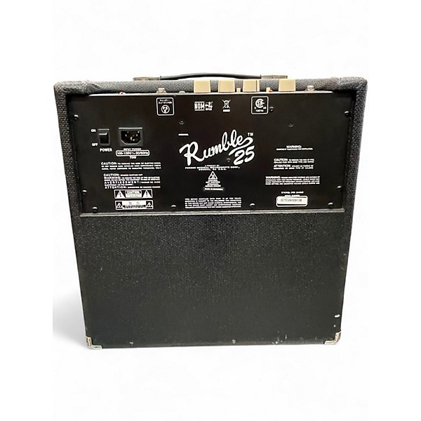 Used Fender Rumble 25 25W 1x8 Bass Combo Amp