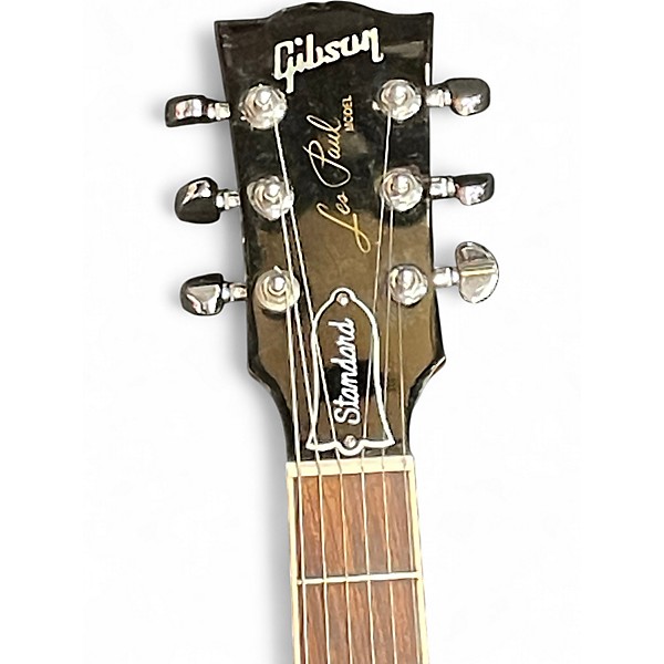 Used Gibson Les Paul Standard Double Cut Yellow Tiger Solid Body Electric Guitar