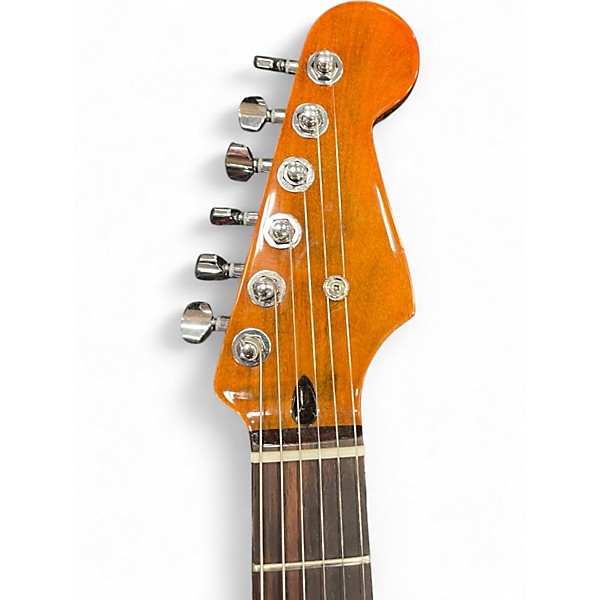 Used Miscellaneous PARTSCASTER Turquoise Solid Body Electric Guitar