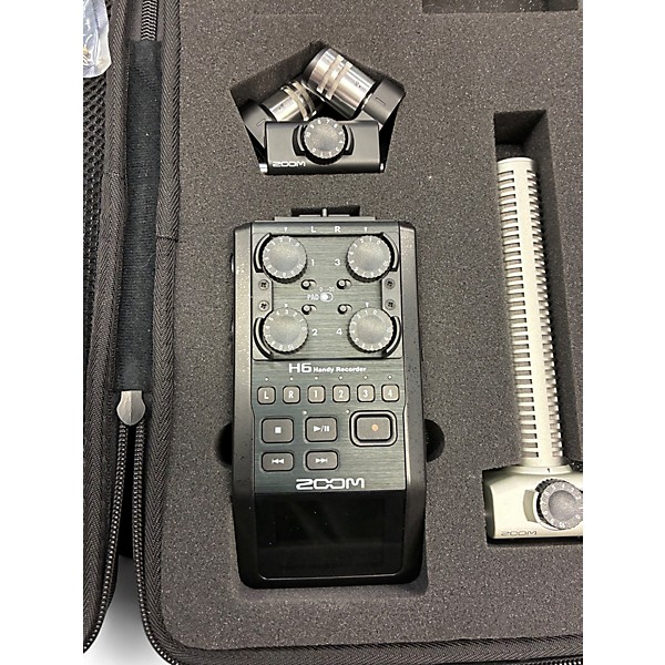 Used Zoom H6 with SG-H6 Mic kit MultiTrack Recorder