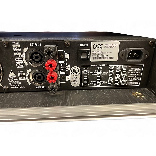 Used QSC RMX850 Power Amp