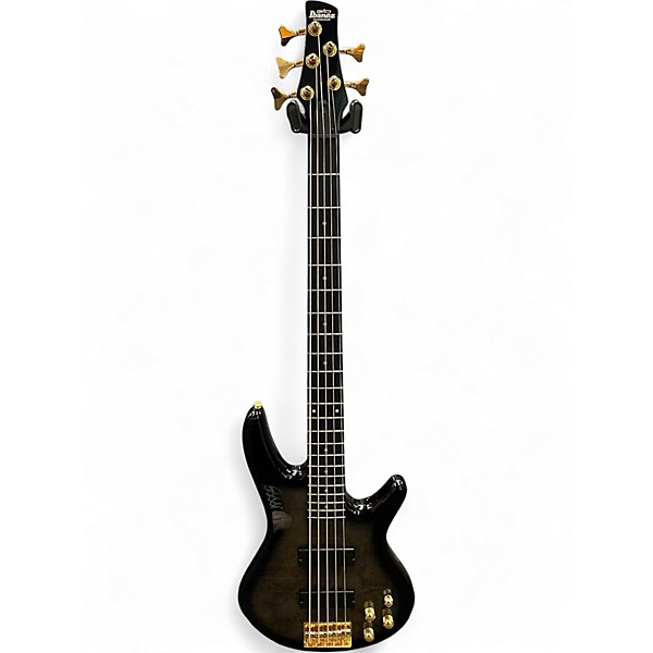Used Ibanez Gio GSR205PC Transparent Black Electric Bass Guitar