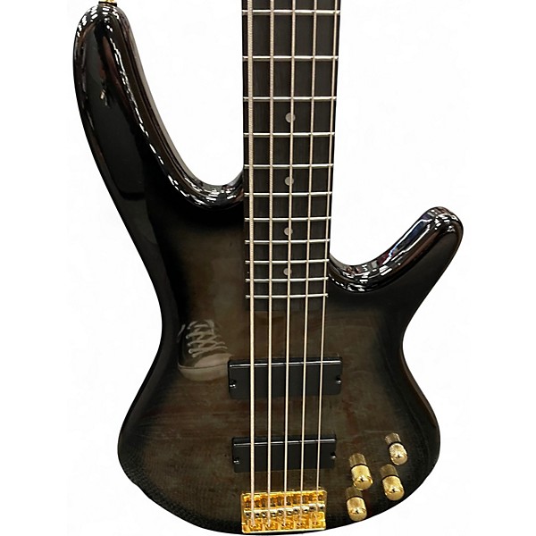Used Ibanez Gio GSR205PC Transparent Black Electric Bass Guitar