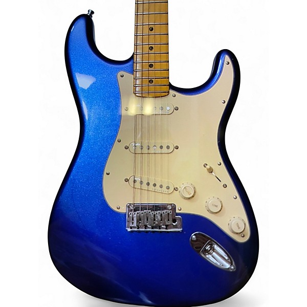 Used Fender American Ultra Stratocaster COBRA BLUE Solid Body Electric Guitar