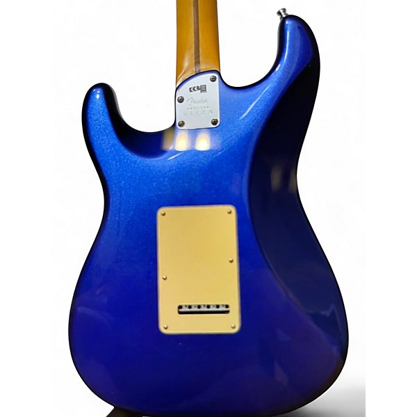 Used Fender American Ultra Stratocaster COBRA BLUE Solid Body Electric Guitar
