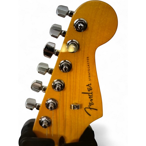 Used Fender American Ultra Stratocaster COBRA BLUE Solid Body Electric Guitar